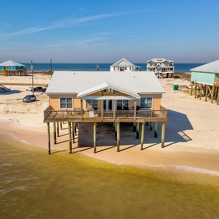 Sun Spot - True Gulf Front Private Home With Lovely Gulf Side Deck, Home Dauphin Island Exteriér fotografie