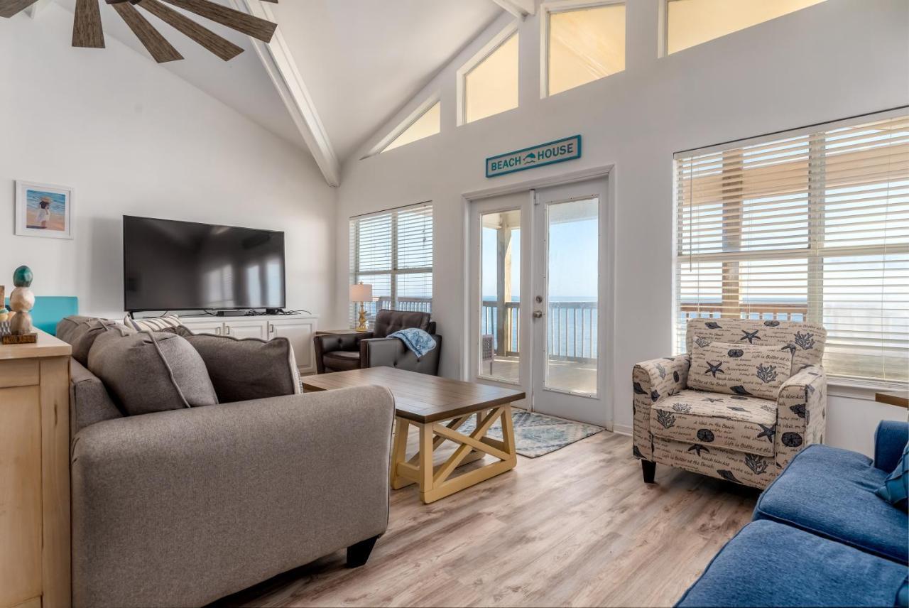 Sun Spot - True Gulf Front Private Home With Lovely Gulf Side Deck, Home Dauphin Island Exteriér fotografie