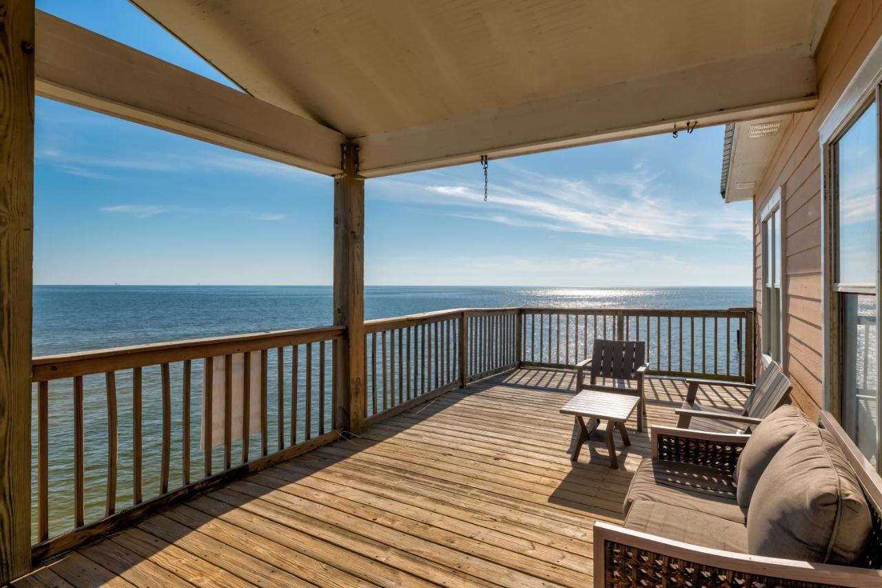 Sun Spot - True Gulf Front Private Home With Lovely Gulf Side Deck, Home Dauphin Island Exteriér fotografie