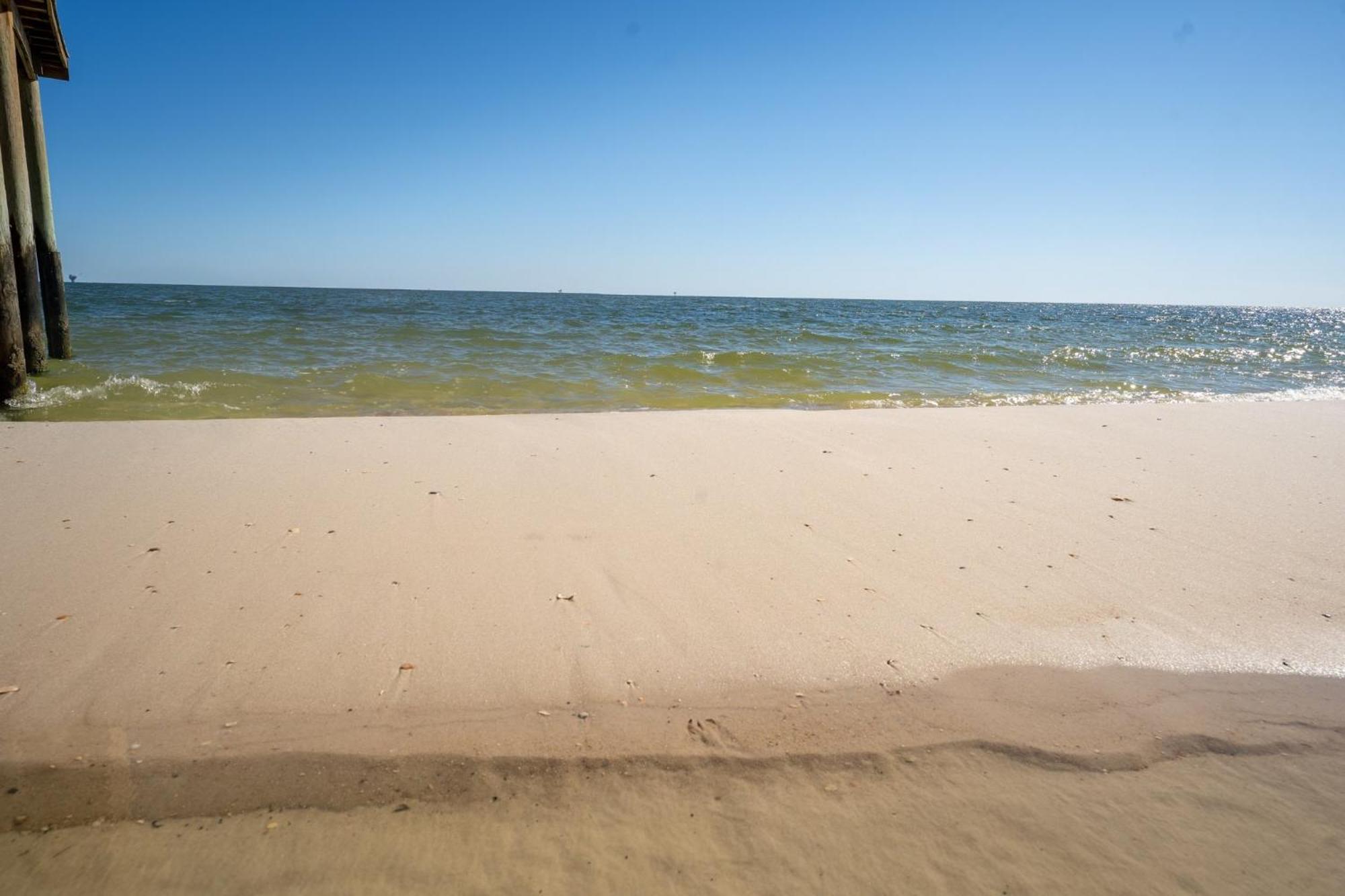 Sun Spot - True Gulf Front Private Home With Lovely Gulf Side Deck, Home Dauphin Island Exteriér fotografie